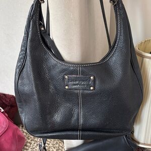 Kate Spade Pebble Leather Black Shoulder Bag